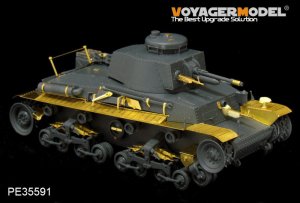 画像2: VoyagerModel [PE35591]WWII独 35(t)軽戦車 エッチングセット(アカデミー13280用) (2)