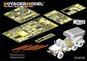 画像1: VoyagerModel [PE35720] 1/35 現用露 BM-21 グラッド 多連装ロケット自走砲 後期型 エッチング基本セット(トラペ01013用) (1)