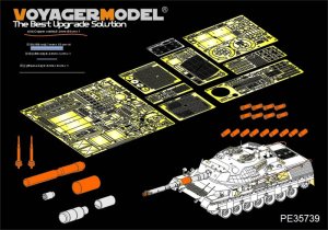 画像1: VoyagerModel [PE35739]現用独 レオパルト1A5 エッチングセット(モンモデルTS-015用) (1)
