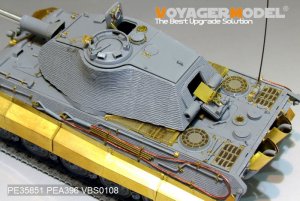 画像14: VoyagerModel [PE35851]1/35 WWII独 ティーガーII(ポルシェ砲塔)エッチングセット(タコム用) (14)