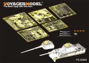 画像6: VoyagerModel [PE35869]1/35 WWII独 パンターII エッチング基本セット(アミュージング35A018用) (6)