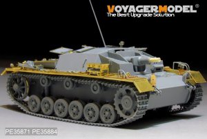 画像9: VoyagerModel [PE35871]1/35 WWII独 III号突撃砲C/D型 エッチング基本セット(DML6851用) (9)