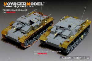 画像2: VoyagerModel [PE35871]1/35 WWII独 III号突撃砲C/D型 エッチング基本セット(DML6851用) (2)