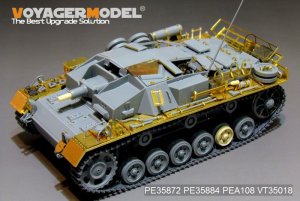 画像4: VoyagerModel [PE35872]1/35 WWII独 III号突撃砲C/D型 アフリカ仕様 エッチング基本セット(DML6851用) (4)