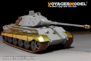 画像2: VoyagerModel [PE35929] 1/35 WWII独 ティーガーII(ポルシェ砲塔)エッチングセット(ホビーボス84530用) (2)
