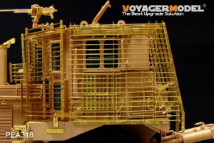 画像3: VoyagerModel [PEA318] 1/35 現用イスラエル D9R装甲ブルドーザー スラットアーマー エッチングセット(モンSS-002用) (3)