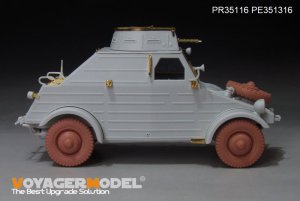 画像2: VoyagerModel [PR35116]1/35 WWII ドイツ キューベルワーゲン82型 初期型ホイールセット パターン1(汎用 5個入) (2)
