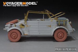 画像3: VoyagerModel [PR35118]1/35 WWII ドイツ キューベルワーゲン82型 標準ホイールタイヤセット パターン3(汎用 5個入) (3)