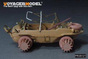 画像4: VoyagerModel[PR35121]1/35 WWII ドイツ シュビムワーゲン166型 標準ホイール w/ポンツーンセット(汎用) (4)