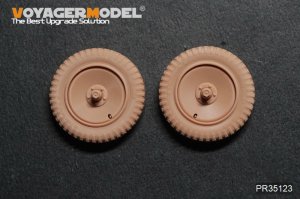 画像2: VoyagerModel [PR35123]1/35 WWII ドイツ Sd.Kfz.250/Sd.Kfz.10ハーフトラック コンチネンタル社標準タイヤセット(汎用) (2)