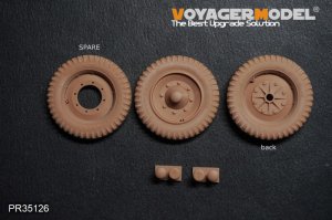 画像2: VoyagerModel [PR35126]1/35 WWII ドイツ Sd.Kfz.251/Sd.Kfz.11ハーフトラック コンチネンタル社標準タイヤセット(汎用 3個入) (2)