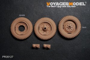 画像3: VoyagerModel [PR35127]1/35 WWII ドイツ Sd.Kfz.251/Sd.Kfz.11ハーフトラック 軽量型ホイールコンチネンタル社タイヤセット(汎用) (3)