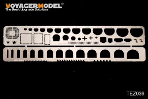 画像1: VoyagerModel [TEZ039]スジ彫り用テンプレートセット10 小型半円 長方形他 (1)