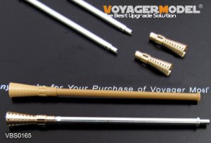 画像2: VoyagerModel [VBS0165] 1/35 WWII独 3.7cmFlaK43/1 L/60 金属砲身(2本セット)(汎用) (2)