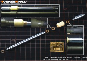 画像3: VoyagerModel [VBS0199]1/35 現用独 120mm L/55 金属砲身セット(レオパルト2A6用)(汎用) (3)
