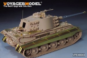 画像4: VoyagerModel [VPE48047]1/48 WWII ドイツ キングタイガー重戦車(ヘンシェル砲塔) アップグレードセット(タミヤ32536用) (4)