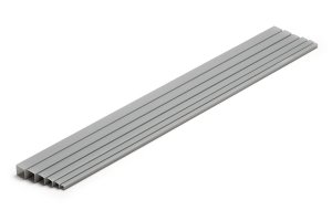 画像2: ウェーブ[OM436]プラ＝材料【グレー】正方形パイプ（8mm） (2)