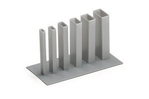 画像5: ウェーブ[OM441]プラ＝材料【グレー】長方形パイプ（3×6mm） (5)