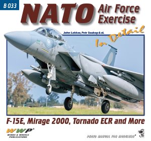 画像1: WWP [B033]現用 NATO空軍演習のジェット戦闘機ディテール写真集 F-15E/ミラージュ2000/トーネードECR他 (1)