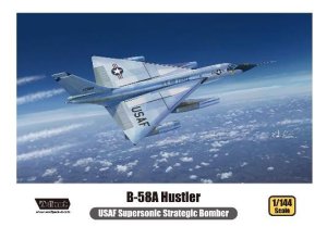 画像1: Wolfpack Design[WOLWP14001]1/144 アメリカ 超音速爆撃機 B-58A ハスラー(プレミアムエディションキット) (1)