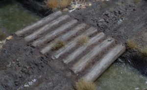 画像3: Work Shop Shin[M-20222]1/35 排水トンネル（木製）と丸太橋 (3)