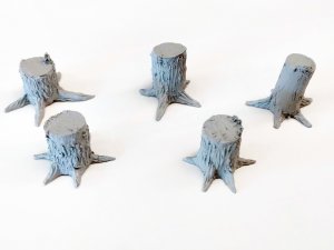 画像2: Work Shop Shin[M-20224]1/35 切り株（針葉樹）セット (2)