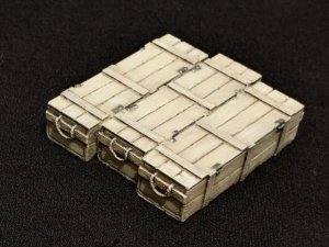 画像1: Work Shop Shin[M-20226]1/35 3tトラック積載物資（A)セット (1)