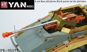 画像1: YAN MODEL[YANPE35177]1/35 WW.II ドイツ 75mm Pak40対戦車砲(車両固定装備型) (汎用) (1)