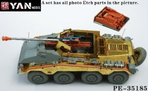 画像1: YAN MODEL[YANPE35185]1/35 WW.II ドイツ Sd.Kfz.234/4 装甲車スーパーディテールセット (ドラゴン6772用) (1)