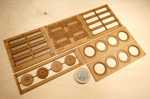 画像10: YENMODELS[LSG-C35001]1/35　マンホール&マンホールリング4個セット (10)