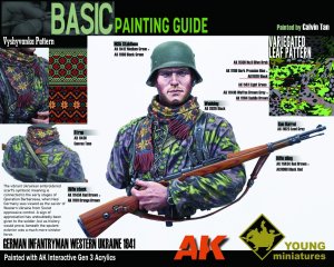 画像17: Young Miniatures[YM18101]1/10 WWII ドイツ武装親衛隊 小銃を抱える若き歩兵 胸像 (17)