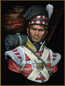 画像1: Young Miniatures[YH1826]1/10  第92ゴードン・ハイランダーズ連隊 1815年 (1)
