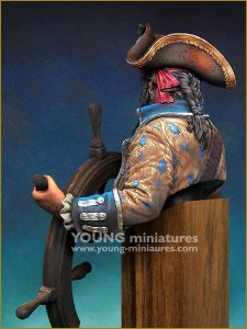 画像5: Young Miniatures[YH1859]1/10  舵を取る海賊黒髭 1718年 (5)