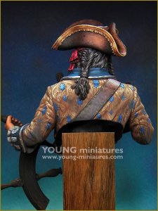 画像6: Young Miniatures[YH1859]1/10  舵を取る海賊黒髭 1718年 (6)