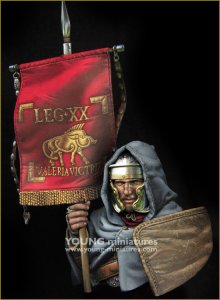 画像7: Young Miniatures[YH1863]1/10 古代ローマ 胸像 古代ローマ軍団旗手 ウェクシラリウス (7)