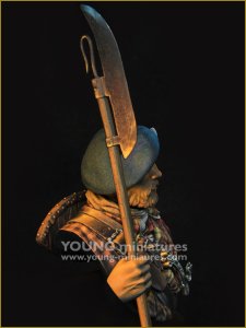 画像4: Young Miniatures[YH1865]1/10 近代 胸像 スコティッシュハイランダー 勇猛なる気高き高地人 (4)