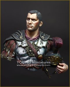画像2: Young Miniatures[YH1868]1/10 古代ローマ 胸像 ローマ軍指揮官 (2)