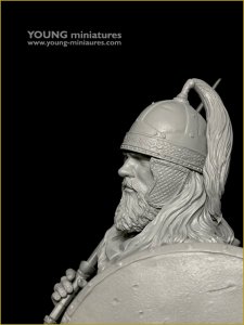 画像9: Young Miniatures[YH1872]1/10 5世紀 西ゴート族の戦士 胸像 (9)