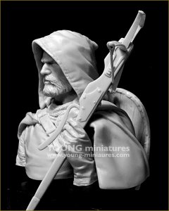 画像14: Young Miniatures[YH1874]1/10 中世 クロスボウを持ったチュートン騎士団員 胸像 (14)