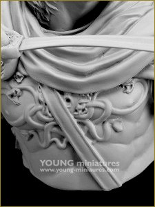 画像8: Young Miniatures[YH1875]1/10 紀元前5世紀 古代ギリシアの重装歩兵 ヘレネスの守護者 胸像 (8)