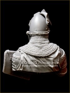画像5: Young Miniatures[YH1876]1/10 15世紀 中世の騎士 剣が静かに倒れる時 胸像 (5)