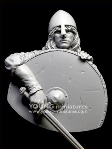 画像1: Young Miniatures[YH1877]1/10 10世紀 ザ・ノースマン バイキングの王 胸像 (1)