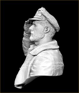 画像9: Young Miniatures[YM18102]1/10 WWII ドイツ海軍 Uボート艦長「母港への帰還」 胸像 (9)