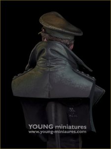 画像7: Young Miniatures[YM18104]1/10 WWI イギリス陸軍将校 突撃の笛が鳴る前に 胸像 (7)