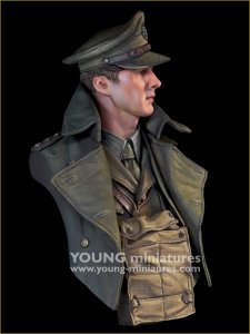 画像9: Young Miniatures[YM18104]1/10 WWI イギリス陸軍将校 突撃の笛が鳴る前に 胸像 (9)