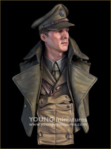画像10: Young Miniatures[YM18104]1/10 WWI イギリス陸軍将校 突撃の笛が鳴る前に 胸像 (10)