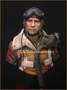 画像2: Young Miniatures[YM1815]1/10 WWIIアメリカ陸軍航空隊 B-17機銃射撃手 ヨーロッパ戦線空域1944 (2)