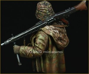 画像4: Young Miniatures[YM1822]1/10 WWIIドイツ武装親衛隊MG-42ガンナー アルデンヌ1944 (4)