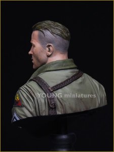 画像3: Young Miniatures[YM1852]1/10 WWIIアメリカ陸軍第2装甲師団戦車兵「車上の地獄」 (3)