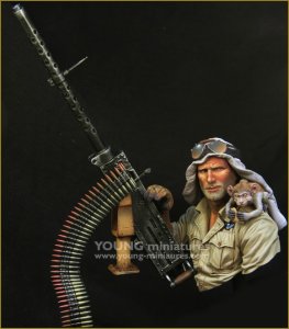 画像5: Young Miniatures[YM1867]1/10 WWIIイギリス陸軍SASジープガンナー 北アフリカ1941 (5)